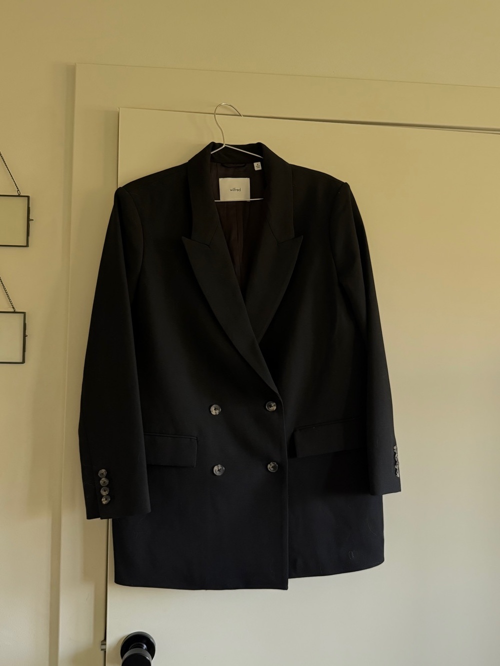 Wilfred Black Oversized Blazer